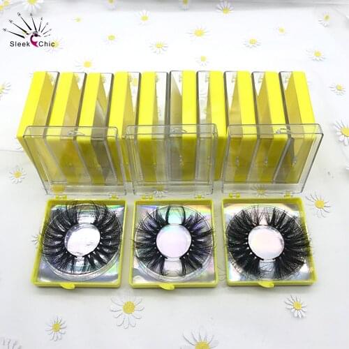 Natural Long False Eyelashes Set Beauty 25mm Eye Lashes In Bulk Dramatic Fake Lashes Pack Vendors Handmade Faux Cils Wholesale