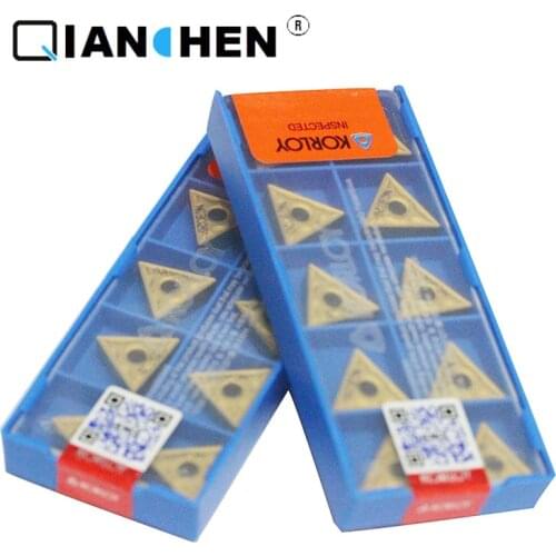 Original Korea Korloy TNMG160404-HM NC3020 TNMG160404-HM NC3030 TNMG160404-HM NC3120 (10pcs/lot)Internal turning tool Inserts