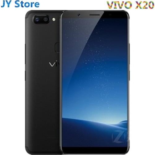 Original New VIVO X20 SmartPhone 4GB 64GB Octa core 6.01" Full Screen Dual Rear Camera Android 12MP+12MP 4G LTE Mobile phone