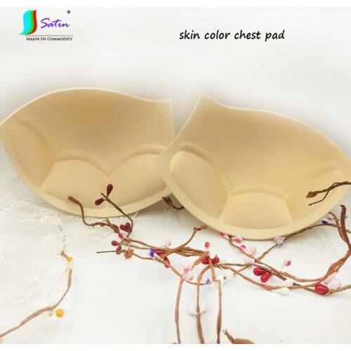 Women Bikini/Swimsuit/dress/skirt Decoration Material Skin Color Chest Pad,Underwear Accessory Bra Pad S0250L