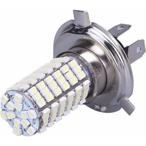 1PC H4 Led Bulb Car Fog Lights 3528 120SMD LED Fog Light Motorcycle Headlight Tail Lamp 12V