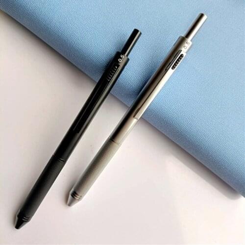 4 In 1 Multicolor Metal Ballpoint Pens 3 Colors Ball Pen 1 Automatic Pencil For School Office Writing Supplies Stationery Gifts