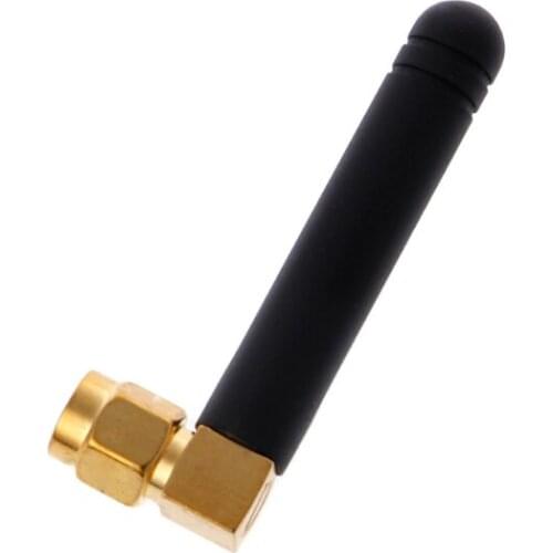 433Mhz Antenna With Right Angle SMA Male Connector 2dBi 50mm