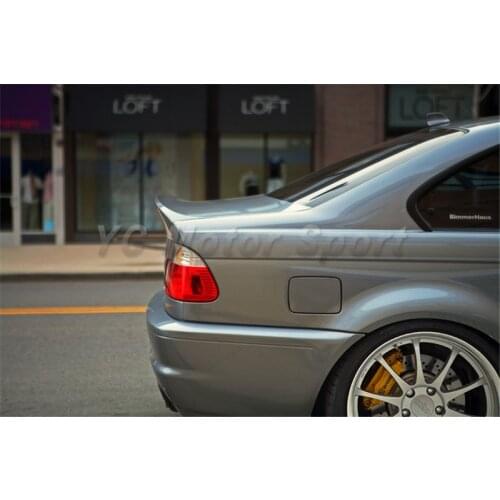 Car Accessories Carbon Fiber CSL Style Rear Trunk Boot Lid Fit For 1998-2005 M3 E46 3 Series 4D Sedan Rear Trunk Tailgate