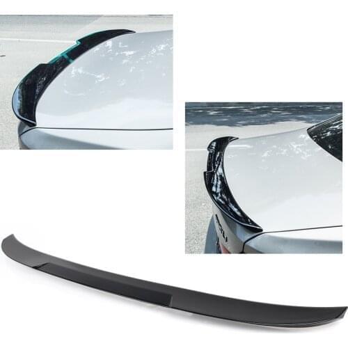Car Rear Spoiler Trunk Boot Wing Lip Tail Trim For BMW 5 Series G30 Sedan 4-Door 2017 2018 2019 Gloss Black ABS Plastic M4 Style