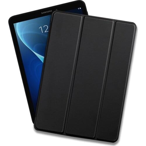 Case For Samsung Galaxy Tab A A6 10.1inch (2016) SM-T580 SM-T585 Flip Trifold Stand Case PU Leather Full Smart Auto Wake Cover