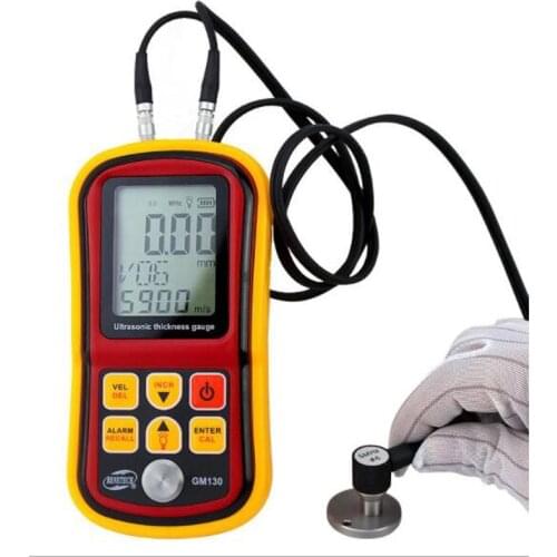 New GM100/GM130 Digital LCD Ultrasonic Thickness Gauge Steel Metal Width Measuring Instrument Sound Velocity Meter Tester Tools