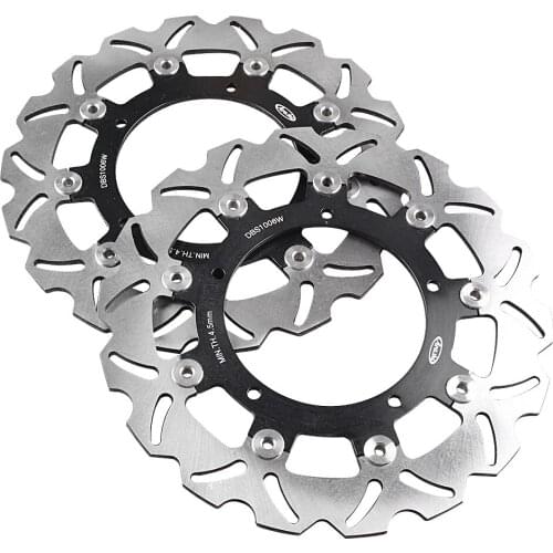 Motor Front Brake Disc Rotors for Brake Disc for Yamaha XJ6 DIVERSION /FZ6 Fazer 600 /FZ6 600 S2 /YZF R6 /MT-09 850 Tracer Black