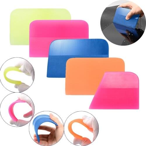 EHDIS Car Accessories Soft PPF Wrapping Squeegee Window Tinting Carbon Fiber Vinyl Protective Film Pasting Scraper Cleaning Tool