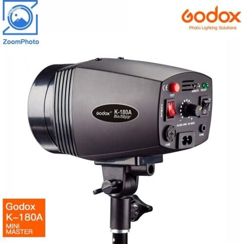 Godox K-180A Mini Master K180A/220V 110V Studio Flash 180WS Studio Light Compact Photo Strobe Light