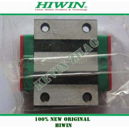 HIWIN Taiwan made EGW15CA linear bearing sliding block for EGR15 15mm linear guide for CNC Router