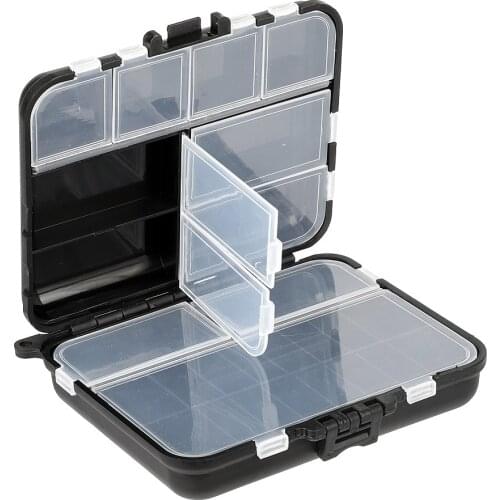 DONQL Fishing Tackle Box 9/26 Compartments For Baits Hooks Fishing Accessories Storage Spoon Lure Small Plastic Box