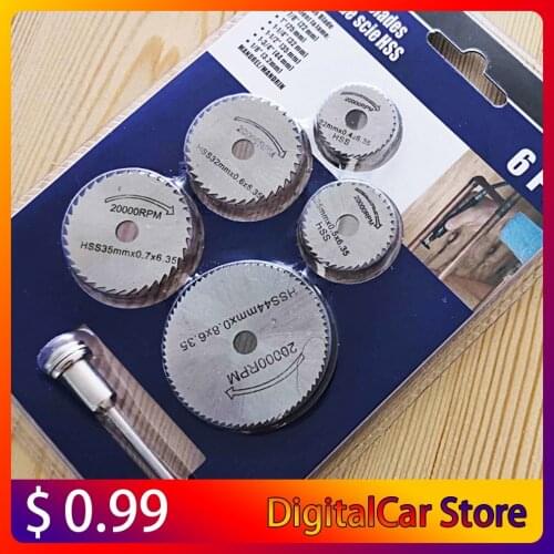 Mini Circular Saw Blade Hss Cutting Disc Rotating Drilling Tool Accessories For Wood Plastic And Aluminum