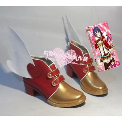 Love Live! Sonoda Umi Red Halloween Short Cosplay Shoes H016