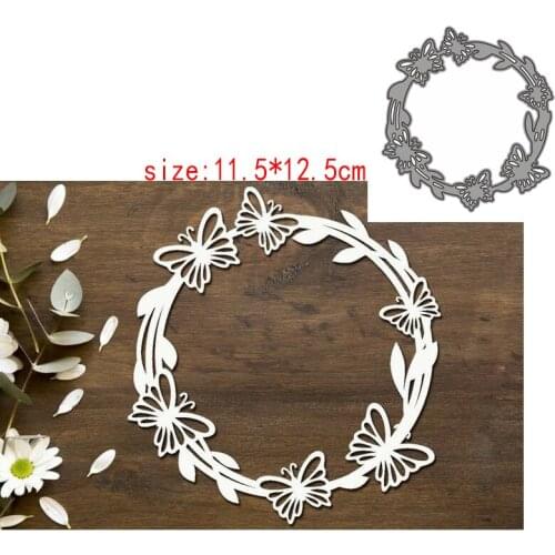 Sirius Butterfly garland Metal Cutting Dies and Stencil Template for DIY Scrapbooking Photo Album Embossing Decorative Cards
