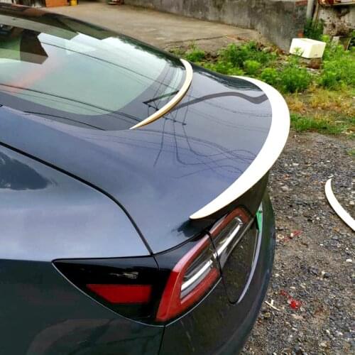 Model 3 ABS Plastic Rear Trunk Wing Lip Spoiler for Tesla Model 3 2016 2017 2018 2019