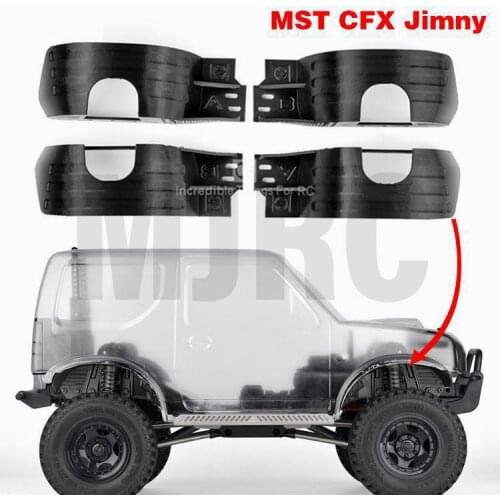 Lightweight Model Car Mudguard Fender Car Exterior Protect Decoration for Jimny CFX MST RC Car Accessories 3D Print Edition