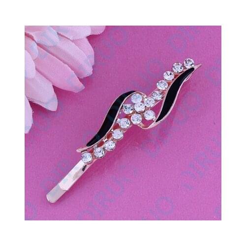 New Arrival 2016 Crystal Leaf fashion Hairpins Chic Bowknot Jewelry Wedding Bridal Hair Accessories