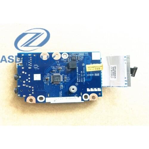 Original para FOR Lenovo Y580 USB Audio Board w/cabo QIWY3 LS-8003P QIWY4 USB2.0 100% Test ok