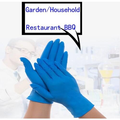 100PCS Nitril Gloves Pink Black Disposable Nitrile Gloves for Cleaning Washing Work Nitryl Food Gloves Allergy Free XS/S/M/L/XL