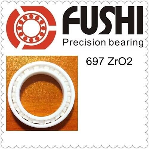 697 Full Ceramic Bearing ( 1 PC ) 7*17*5 mm ZrO2 Material 697CE All Zirconia Ceramic 619/7 Ball Bearings