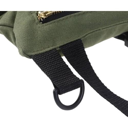 Roll up Pouch with 5 Spacious Pockets Multi-Purpose Tool Organizer Tool Zipper Carrier Tote with Zipped Compartments M4YD