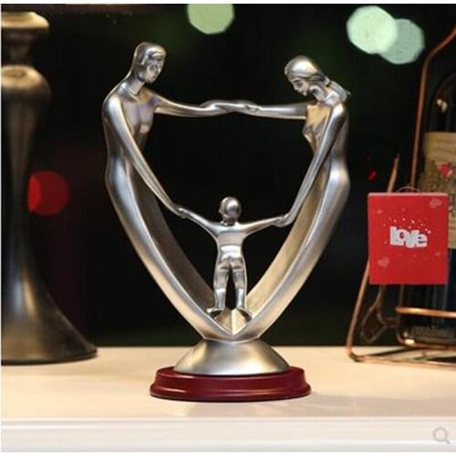 American style wedding gifts, home office desktop decoration crafts, creative love commemorative artwork