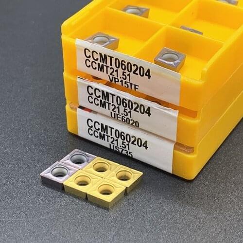 Super Low Price10PCS CCMT060204 CCMT060208 VP15TF UE6020 US735 inner round milling tool CCMT 060204 CNC blade lathe tool