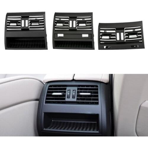 Rear Center Console Air Vent Cover Vent Fresh Air Outlet Vents Grille for BMW 5 Series F10 F18 2011-2017
