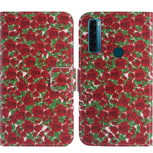 TienJueShi TPU Silicone Protection Flip Leather Cover Wallet Case For TCL 20L 20L+ 20S 20 Pro 5G Pouch Shell Etui Skin