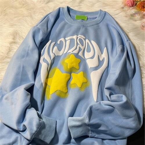 Japanese Preppy Style Cartoon Print Sweatshirt Korean Long Sleeve O Neck Oversize Hoodies Vintage Harajuku Streetwear Hoodie
