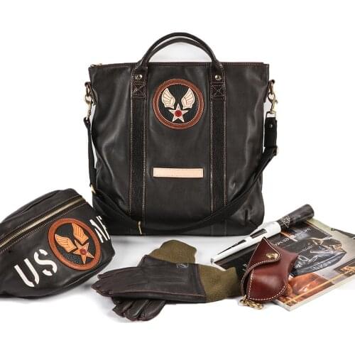 SDB1 AVFLY Size 40*39cm Super Quality Genuine Horsehide Smart Backpack Vintage Horse Leather Casual Rider Bag