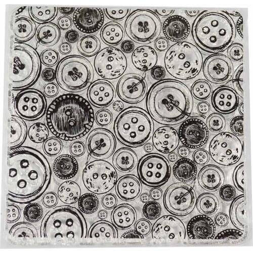 Sorts of buttons background Transparent clear stamp for DIY Scrapbooking/Card Making/Kids Christmas Fun Decoration Supplies