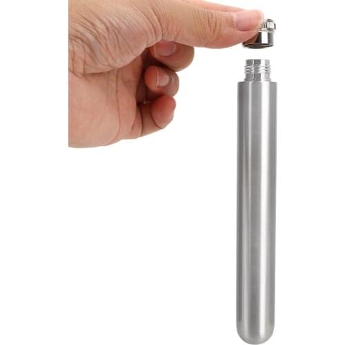 Wine Bottle Hip Flasks Wine Whisky Bottle 1oz/1.5oz Stainless Steel Polished Round Bottom Tubular Wine Pot