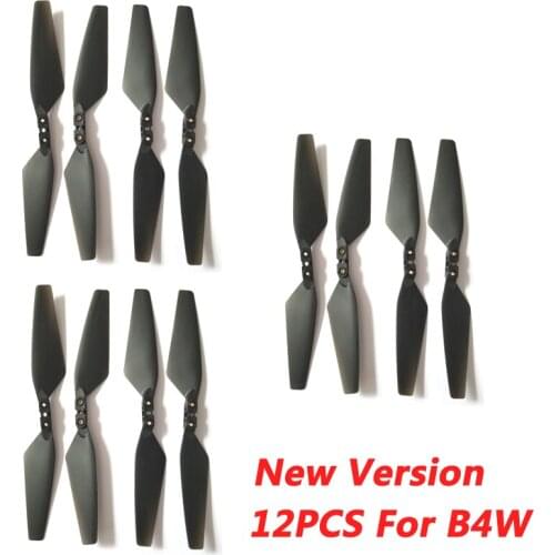 12PCS New Version MJX B4W Bugs 4W Propeller Foldable Blade Props Spare Parts for RC Drone MJX B4W Propeller Main Blade Accessory