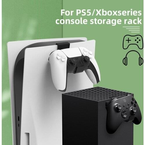 2pcs For PS5 Earphone Wall Mount Hook Holder For PS5 Game Console Hanging Bracket Headset Storage Rack Gamepad Accessories
