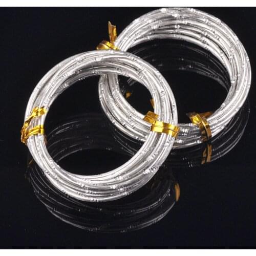 2.0mm 2meters/roll Helix Cut Aluminium Craft Wire DIY Making Findings