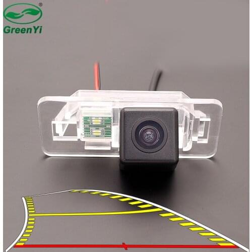 HD Dynamic Trajectory Line Car Reverse Backup Rear View Camera For BMW 1 Series E82 3 Series E46 E90 E91 5 Series E39 E53 X3 X5