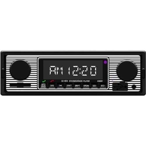 5513 1 Din Bluetooth 4.0 USB2.0 FM Radio AUX Input Remote Control Car MP3 Player for Car Accessories Central Control