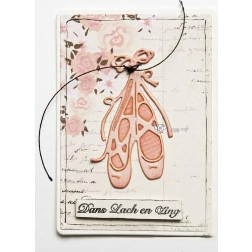 Bow ballet shoes metal Cutting Dies Stencils DIY Scrapbooking Paper/photo Cards Embossing Dies