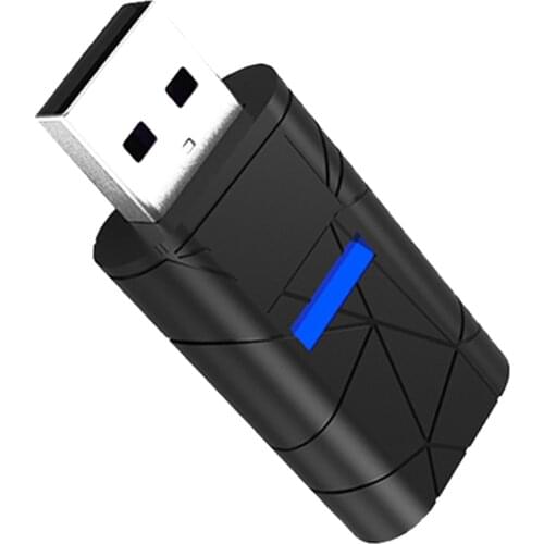 Wireless 5.0 Audio Receiver Bluetooth Headphone Adapter Wireless Audio Dongle USB C Transmitter Adapter for PS4 PC Plug and Play