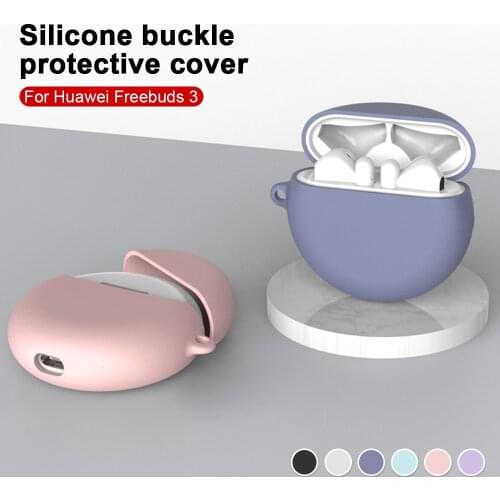 Earphone Case for Huawei Freebuds 3 Case Silicone Shockproof Cover for huawei freebuds3 Coque Funda free buds 3 Wireless Headset