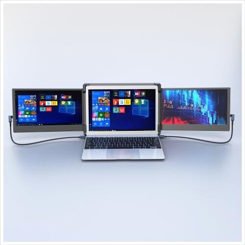 Dual Monitor 1920x1080p Full HD Gaming Display Laptop Screen Extender Compatible With USB Type-C Type-A Windows
