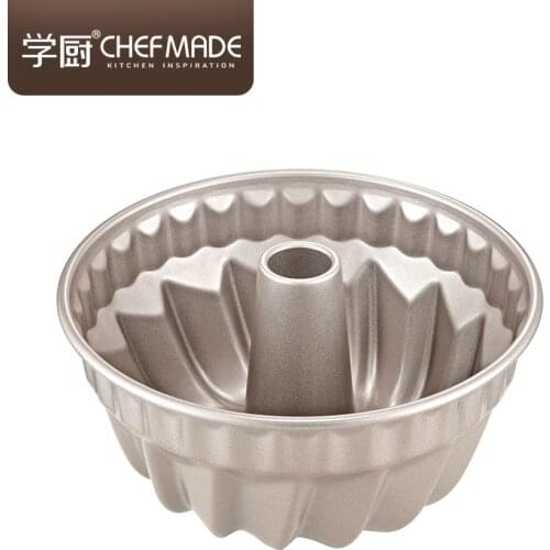 7 Inch Kouglof/Kugelhopf Moulds Non-stick Pineapple Shape Savarin Convex Pillar Cake Mold Napoleon Cake Professional Baking Mold