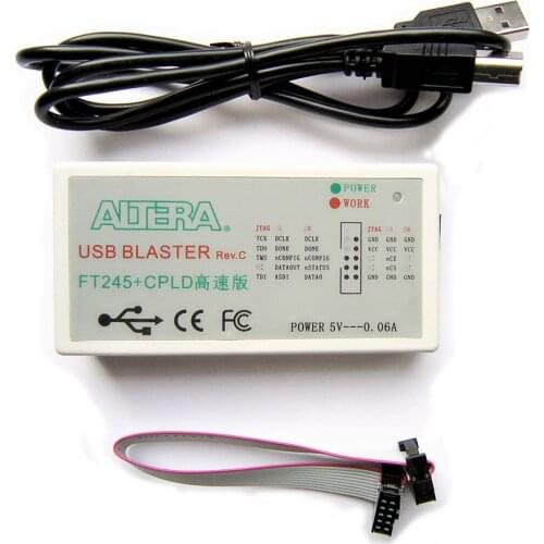 FT245+CPLD High Speed Programmer Altera USB Blaster Download Cable FPGA / CPLD Downloader