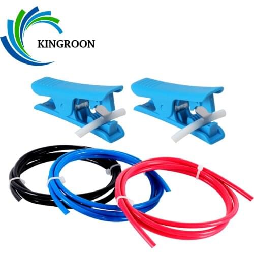 KINGROON 10M PTFE Tube PiPe For V5 V6 J-head Hotend Bowden Extruder 3D Printer Part 1.75mm 3mm Filament ID 2mm 3mm 4mm Tube