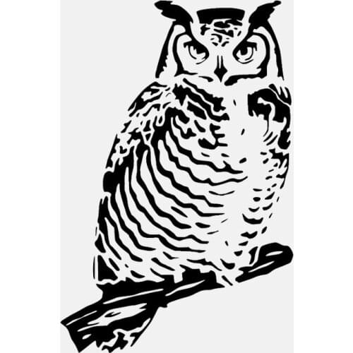 Beautiful Car Stickers Stylish and Interesting Eagle Car Decoration Accessories Decal Creative Sunscreen Waterproof Black/white