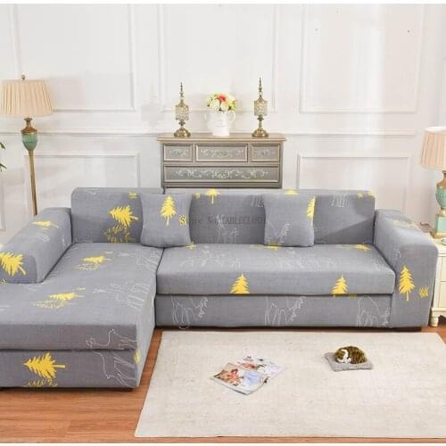 Summer Printed Sofa Cover Tight Pack Elastic Fabric Modern Simple Full Cover Cover Living Room Sofa Sofa Cover