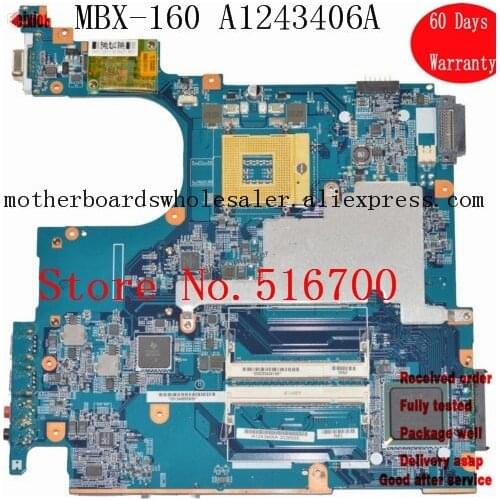 Scheda Madre For Sony A1243406A VGN-N21S VGN-N21E Motherboard System Main Board MBX-160