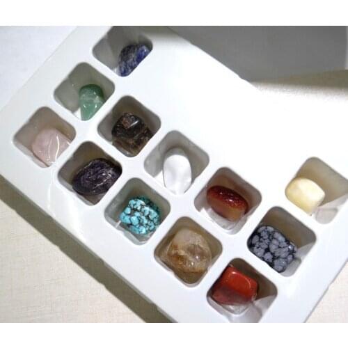 Natural stone Turquoises tiger eye Quartz Crystal aventurine pendant for diy Jewelry making necklace Accessories12PCS